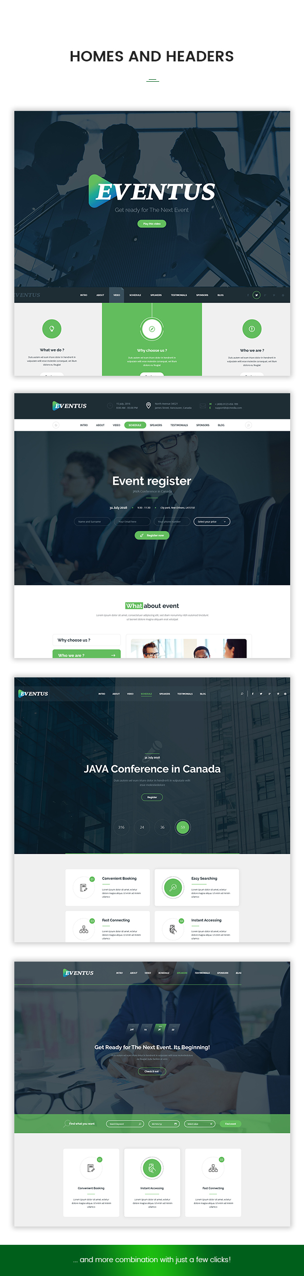 Eventus - Event and Conference WordPress Theme